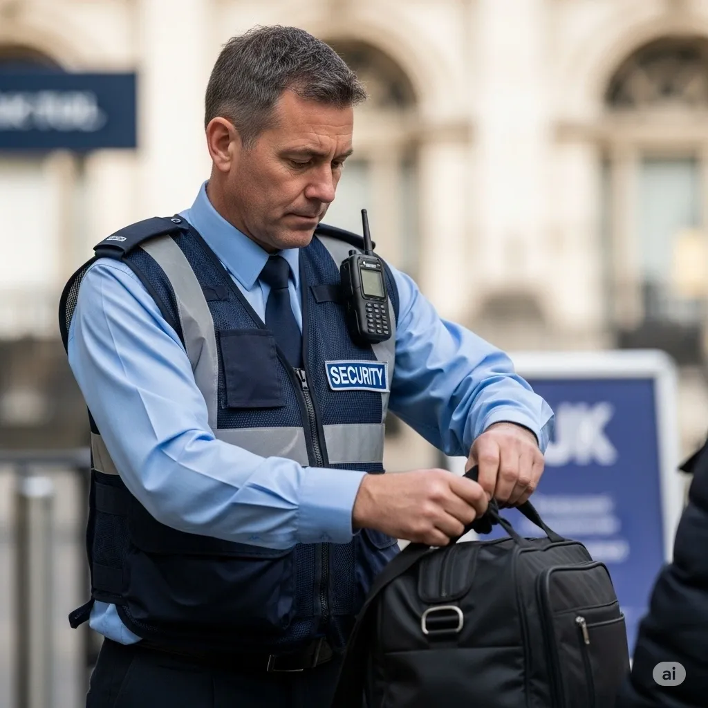 Security Guard Bag Checking MARTYNS LAW 